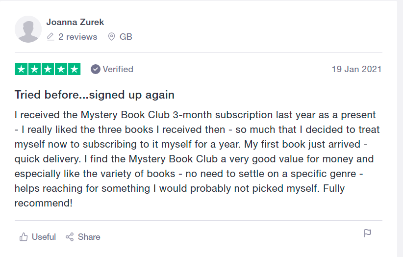 Thank you Joanna, much appreciated!

themysterybookclub.co.uk