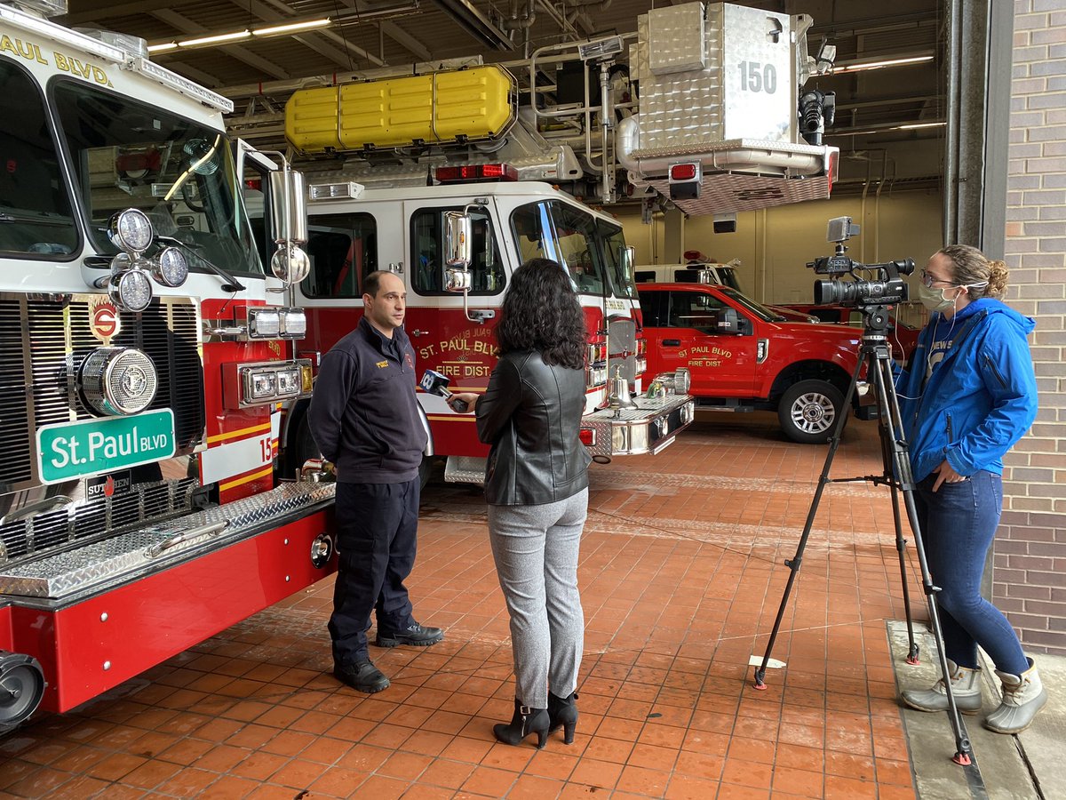 StPaulBlvdFD's tweet photo. @News_8 and @KaylaGreen04 came out today to talk to us about the challenges we are facing when it comes to recruiting new members. Tune in at 6 to find out how you can help! @stpaul_IAFF4858 #roc https://t.co/j8aSonigxR
