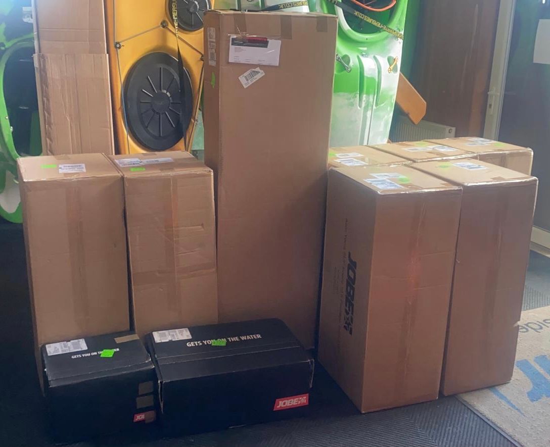 2nd delivery this month of Jobe SUP boards and another expected in 2 weeks time

#whateveryoupaddleenjoyeverydrop #sup #newkit #jobeyarra