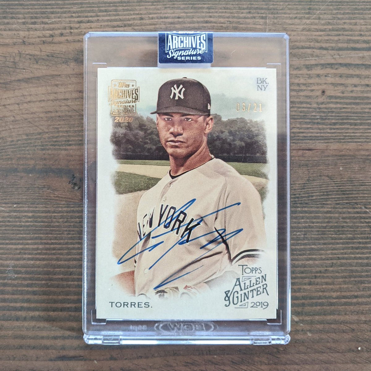 jeffplaysball's tweet image. Gleyber #allenandginter 

#toppsarchivessignatureseries #gleybertorres #newyorkyankees #bronxbombers