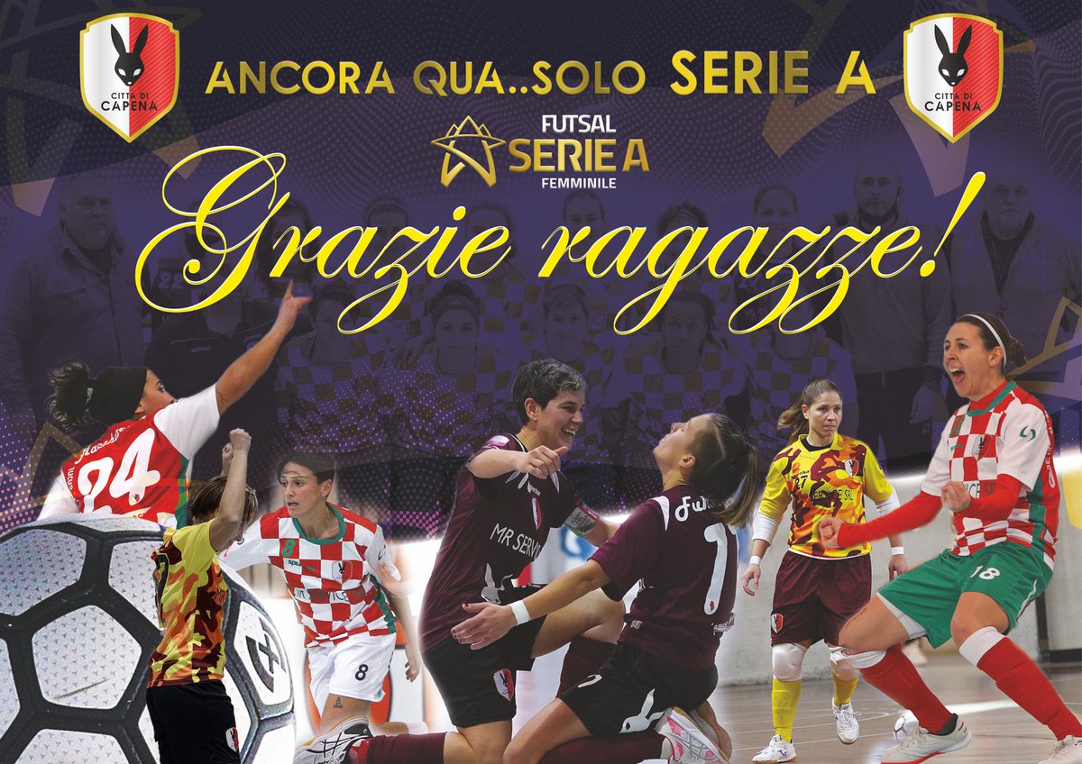 CapenaDi's tweet photo. ⚪️🔴 GRAZIE RAGAZZE GRAZIE LEPROTTE 🐰 

STAGIONE 2️⃣0️⃣⏩2️⃣1️⃣
SERIE 🅰️

@DivCalcio5 @pmgsportsin https://t.co/89a5IAac9H