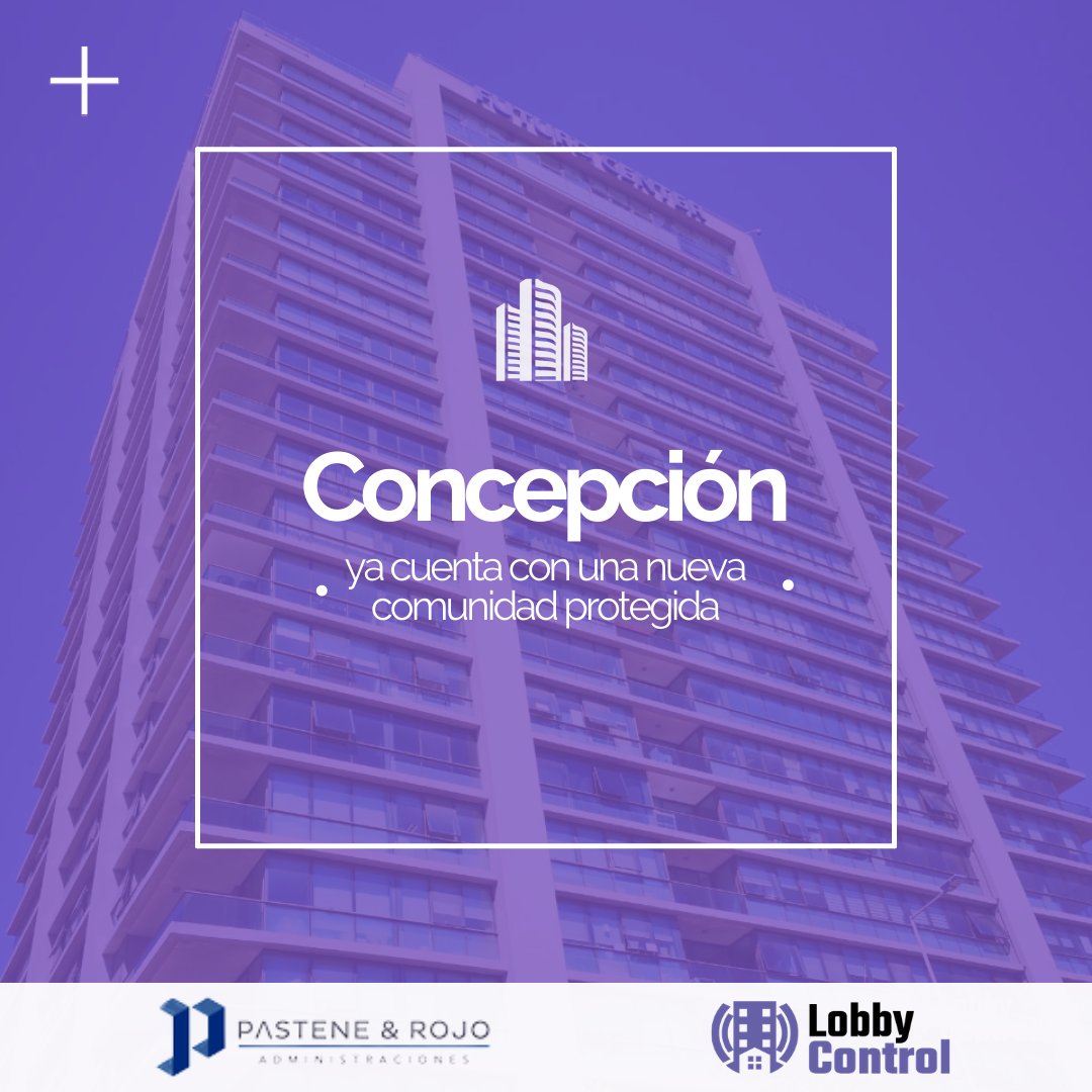 LobbyControlCL's tweet image. Estamos muy contentos de anunciar que una nueva comunidad se suma a nuestro sistema de gestión de emergencias LobbyControl. Junto a nuestro partner Pastene &amp;amp; Rojo hemos logrado que en Concepción, un nuevo edificio tenga una solución única en el mundo.