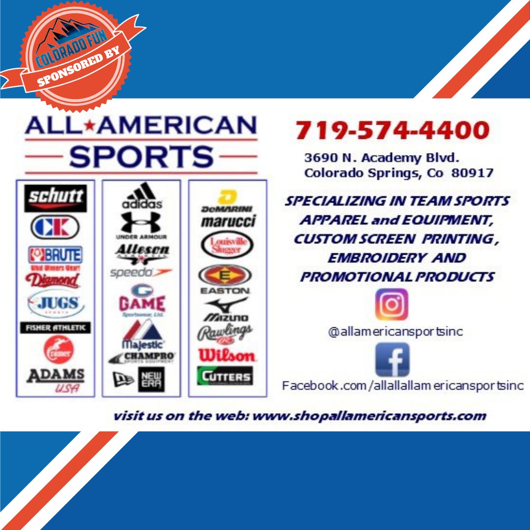 Colorado_Fun's tweet photo. That special jersey your son/daughter has been asking for; All American Sports can help with that! 

#sports #coloradoshoplocal https://t.co/f2nbeFVSR9