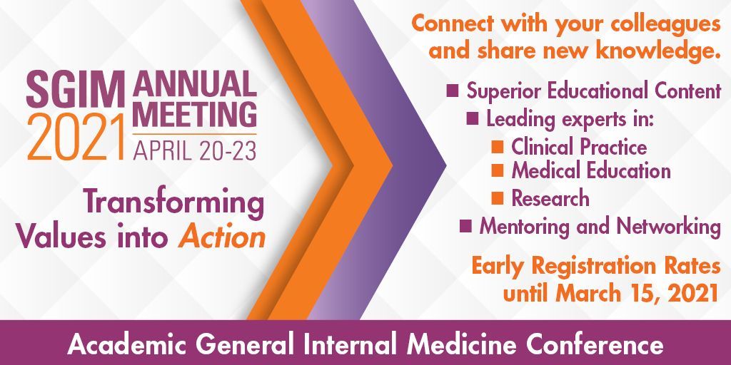 SGIM (@societygim) on Twitter photo Celebrate Academic GIM at #SGIM21, April 20-23. Learn with your colleagues β research, medical education and exemplary clinical care <a href="/EileenEReynolds/">Eileen Reynolds</a> <a href="/mad_sters/">Madeline Sterling, MD, MPH, FAHA</a> <a href="/M_MuellerMD/">Michael Mueller</a> @DrDanRestrepo @leileeMD <a href="/lydiaepace/">Lydia Pace, MD</a> <a href="/UREssien/">Utibe R. Essien, MD MPH</a> <a href="/KWrennMD/">Kate Wrenn</a> <a href="/robertjfortuna/">Robert J Fortuna, MD</a> bit.ly/2zo9ywK Celebrate Academic GIM at #SGIM21, April 20-23. Learn with your colleagues β research, medical education and exemplary clinical care <a href="/EileenEReynolds/">Eileen Reynolds</a> <a href="/mad_sters/">Madeline Sterling, MD, MPH, FAHA</a> <a href="/M_MuellerMD/">Michael Mueller</a> @DrDanRestrepo @leileeMD <a href="/lydiaepace/">Lydia Pace, MD</a> <a href="/UREssien/">Utibe R. Essien, MD MPH</a> <a href="/KWrennMD/">Kate Wrenn</a> <a href="/robertjfortuna/">Robert J Fortuna, MD</a> bit.ly/2zo9ywK