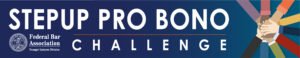 Given the increased urgency to improve access to justice and remove systemic racial and socio-economic disparities in our country, pro bono work is needed now more than ever. The YLD is challenging its members as part of our StepUp Pro Bono Challenge. fedbar.org/younger-lawyer…
