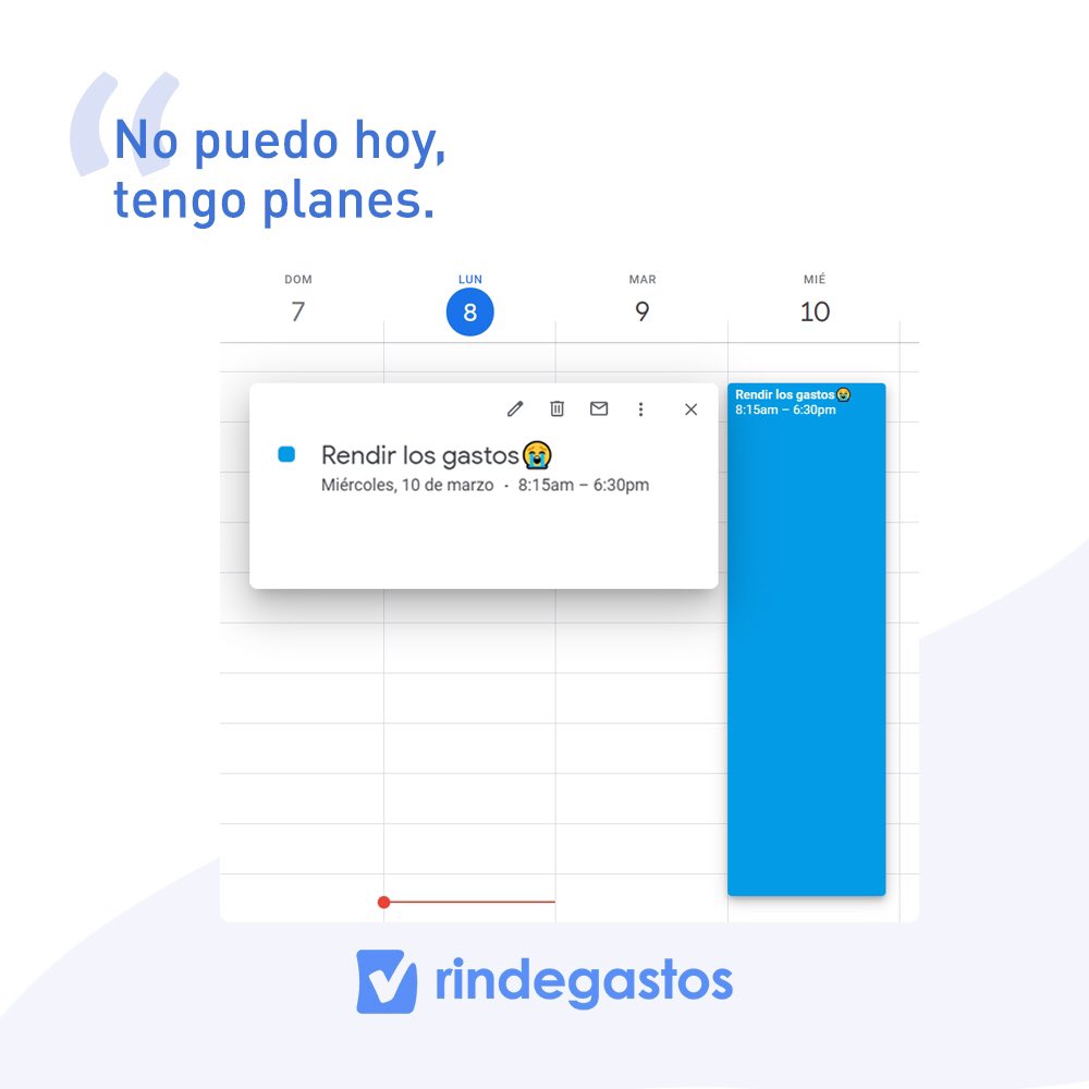 Rindegastos tweet media