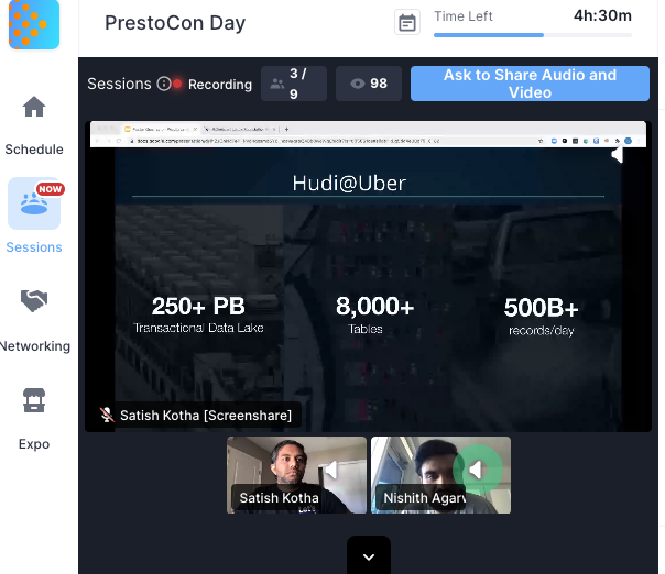 TechJournalist's tweet photo. Wow  @uber is using @apachehudi at massive scale for its data lake architecture #PrestoConDay https://t.co/4G7XE71n1p