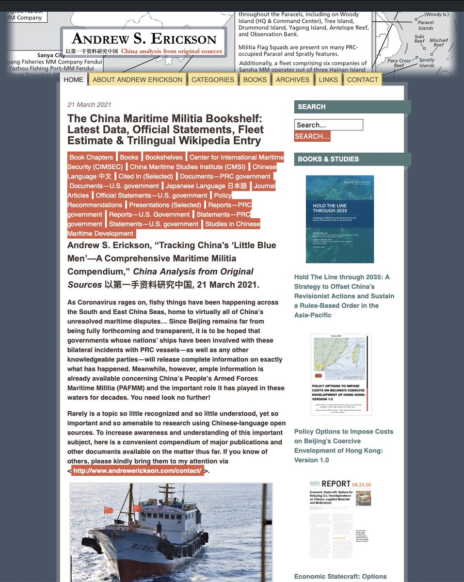 The China Maritime Militia Bookshelf: Latest Developments, Statements,  Analysis, Fleet Estimates & Trilingual Wikipedia Entry