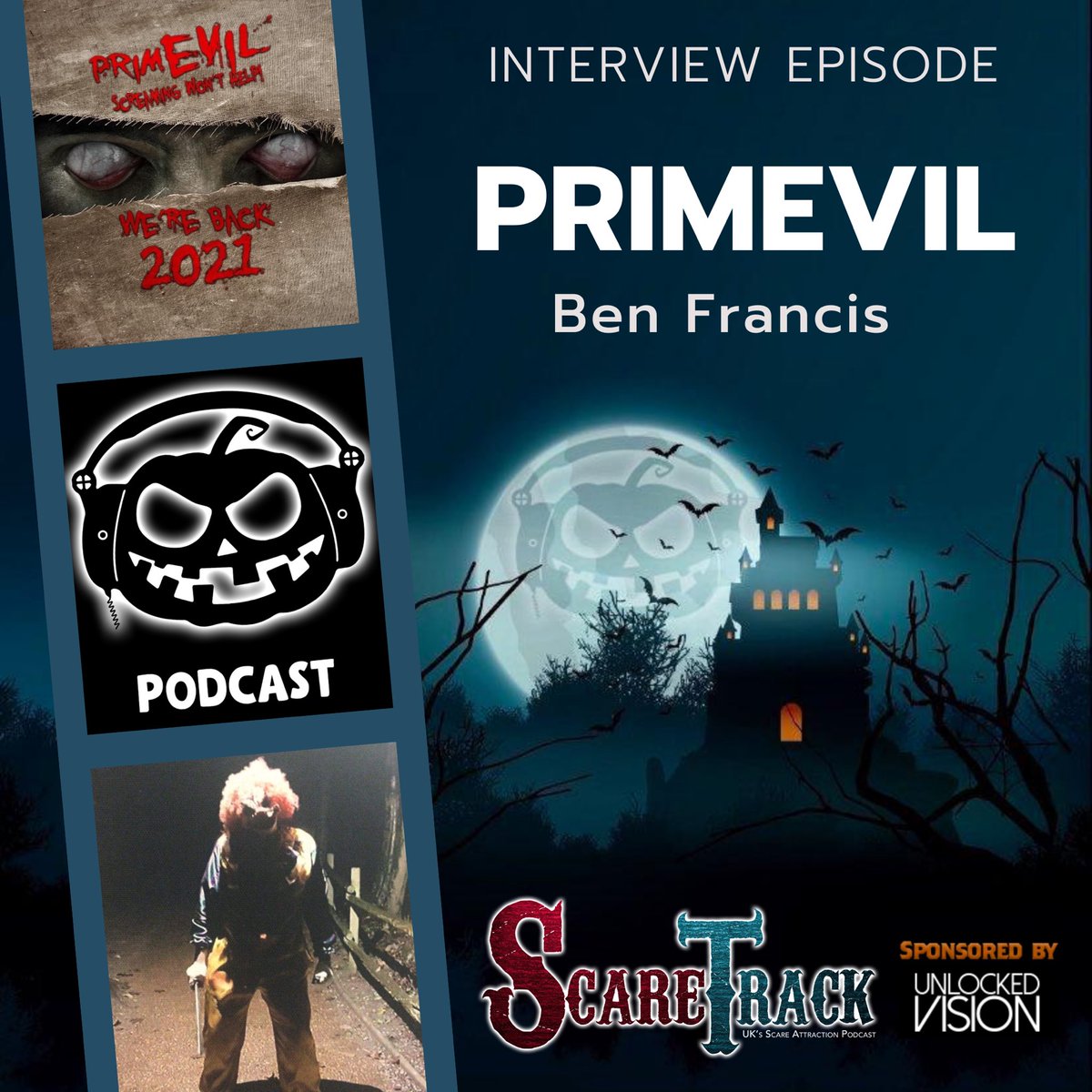 🎧NEW EPISODE OUT NOW🎧

ScareTrack- PrimEVIL / Ben Francis Interview  <a href="/PrimEVILScare/">PrimEVIL</a> 

*PrimEVIL Development Manager*

Click the link below or listen on any podcast platform. 

scaretrack.podbean.com/e/scaretrack-p…
.
#halloween #scare #scaremaze #haunt #horror #primevil #scaretrack