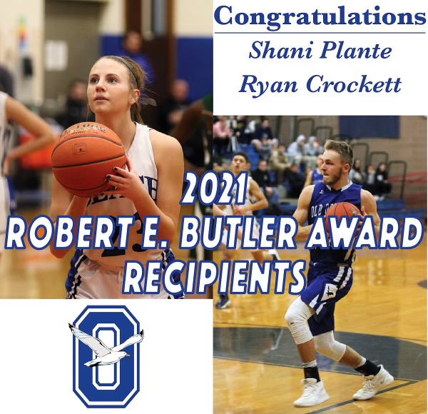 Supt_RSU23_OOB's tweet photo. For the first time in school history, two of our students have received the Robert E. Butler award in the same year. The winners for 2021 are Shani Plante and Ryan Crockett, you both should be quite proud of this accomplishment as it is awarded by coaches #GULLPRIDE https://t.co/ycfRsow9lV