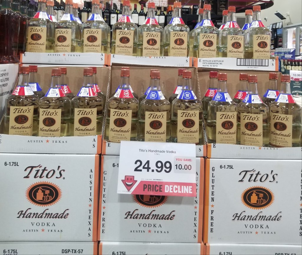 2 DAY SALE!!!
Tito's 1.75 liter bottle only $24.99!! Sale good through Thursday or while supplies last. #dubuque #hyvee #sale #deals