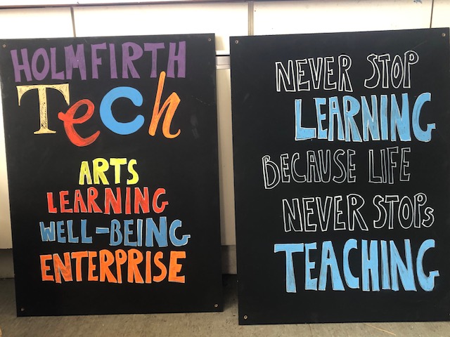 Holmfirth Tech (@holmfirth_tech) on Twitter photo New blackboards ready go up outside the building - look at what we've achieved in the last year!
#shareoffer is still open, we're just £4k short of our match funding target - <a href="/JasonMcCartney/">Jason McCartney</a> <a href="/BBCLookNorth/">BBC Yorkshire</a> <a href="/itvcalendar/">ITV News Calendar</a>
#holmfirthtech #yorkshire #shareoffer #joinus New blackboards ready go up outside the building - look at what we've achieved in the last year!
#shareoffer is still open, we're just £4k short of our match funding target - <a href="/JasonMcCartney/">Jason McCartney</a> <a href="/BBCLookNorth/">BBC Yorkshire</a> <a href="/itvcalendar/">ITV News Calendar</a>
#holmfirthtech #yorkshire #shareoffer #joinus