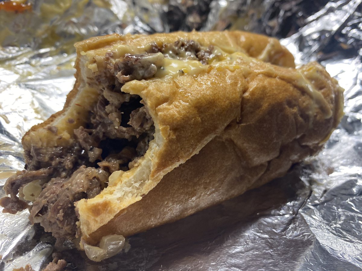 NickFoleyNews's tweet photo. I mean it is #NationalCheesesteakDay. Thanks #woodrows #philly https://t.co/xlKrhMdjNf