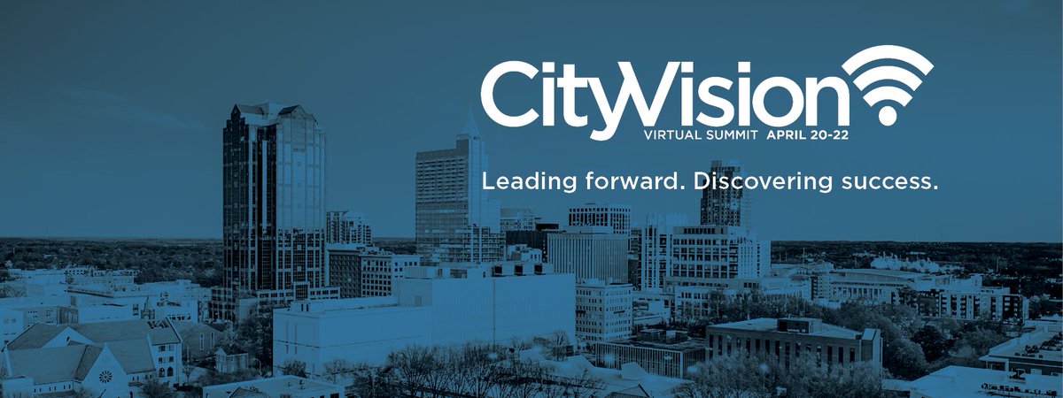 Time is ticking. Register now for CityVision Virtual Summit! This interactive conference is loaded with best practices for municipalities, engaging speakers and insights from local government officials around NC!

Register today: cvent.me/7y0MY4