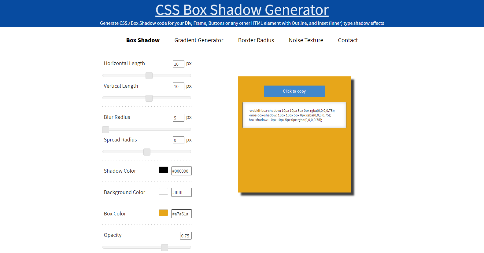 Pratham on X: "1οΈβ£ CSS Box Shadow Generator - Generate CSS3 Box Shadow code for your Div, Frame, Buttons or any other HTML element with Outline, and Inset (inner) type shadow effects Pratham on X: "1οΈβ£ CSS Box Shadow Generator - Generate CSS3 Box Shadow code for your Div, Frame, Buttons or any other HTML element with Outline, and Inset (inner) type shadow effects