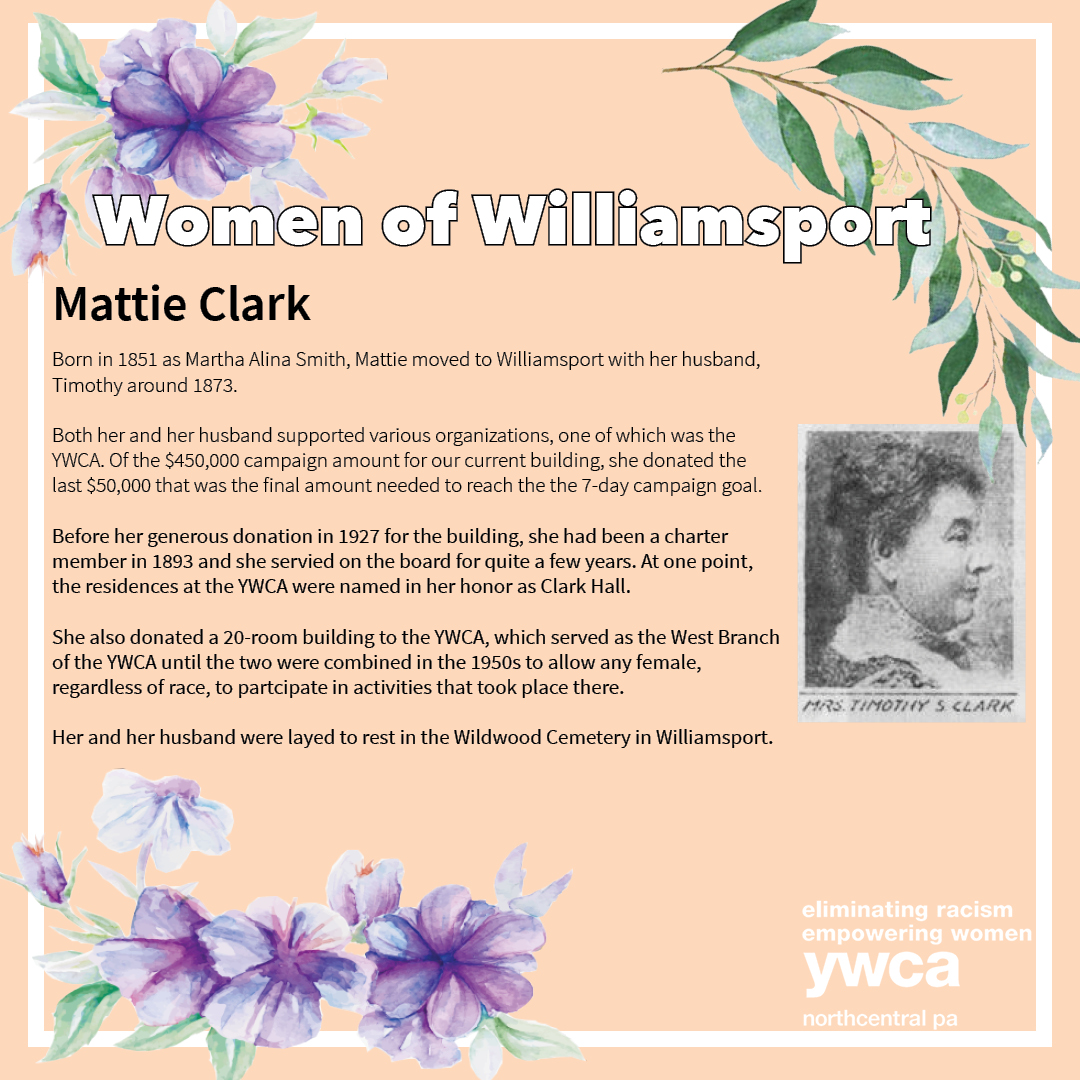 YWCAncPA's tweet photo. Well over 100 years ago, women were dedicated to ensuring the security of our YWCA's future. Mattie Clark was a strong supporter of the YWCA in the late 1800s. #herstory #ywca #donation https://t.co/O0lGRsGDKT