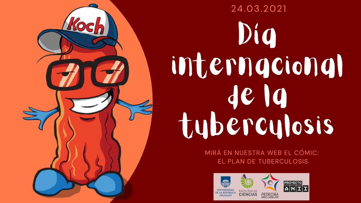 comicbacterias's tweet photo. Hoy es el Día Mundial de la #tuberculosis . Esta enfermedad es causada por una bacteria patógena: Mycobacterium tuberculosis o bacilo de Koch, en honor a su descubridor. #EndTB https://t.co/iWTQQU4iUc