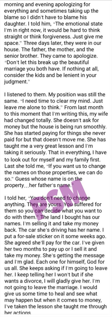 - Man recounts how his wife of 6years builds house quietly and lied of earning N63K instead of N313K.