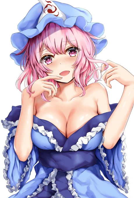 #見た人も無言でピンク髪美少女貼れ
①こちらを食べようとしている幽々子様
②肩こりに悩まされる歌仙ちゃん
③こちらの心を読んで、ドン引いてるさとり様 