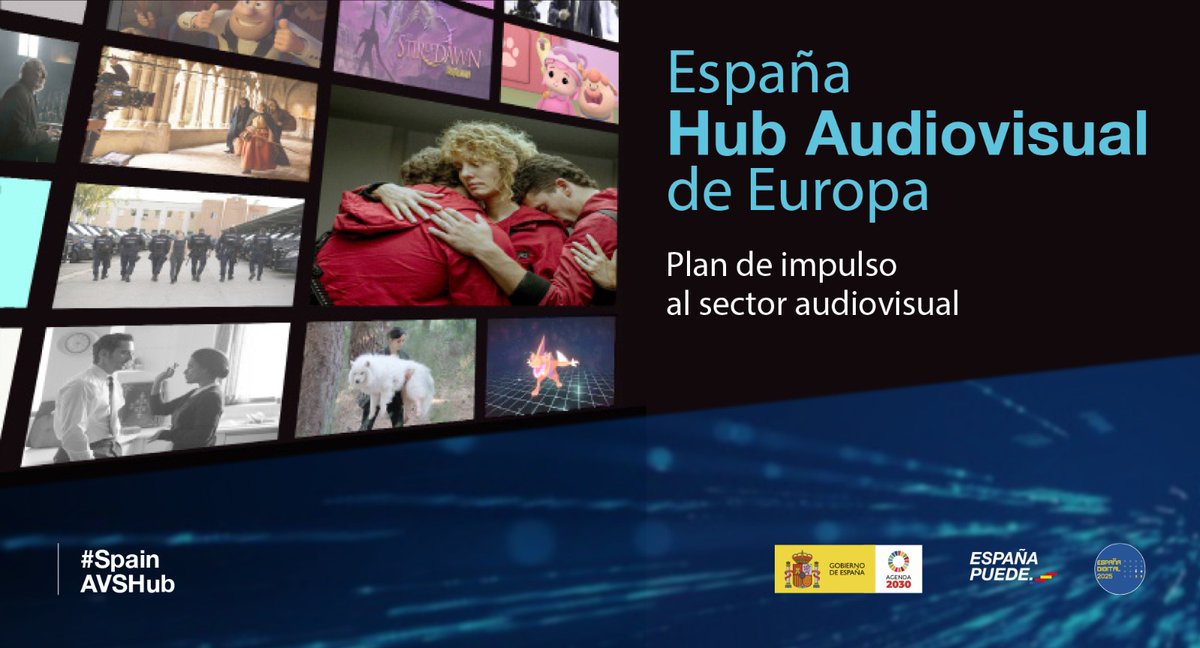 _minecogob's tweet photo. Se presenta el Plan España, Hub audiovisual de 🇪🇺 #SpainAVSHub

🎞1.600M€ de inversión pública hasta 2025
🎞Impulso producción audiovisual de🇪🇸
🎞Refuerzo empresas del sector: #digitalización, apoyo talento y cierre brechas de género

📎https://t.co/WyyFLCBKgA
#EspañaDigital2025 https://t.co/jCffUSai9o