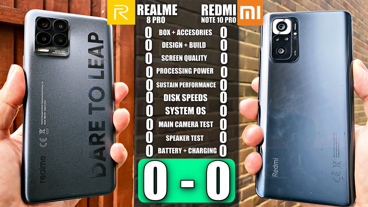ChigzTechReview's tweet photo. NEW VIDEO: REALME 8 PRO VS Redmi Note 10 PRO - Ultimate Smartphone Comparison! Clash of the Mid-rangers!
โถ๏ธ https://t.co/Ui8m7taJiG
----
#Realme8Pro #CaptureInfinity #RedmiNote10Pro
#UltimateComparison @BeingSalmanKhan #Realme8Series #108CaptureInfinity @realme @Xiaomi https://t.co/7rD0gldlG9