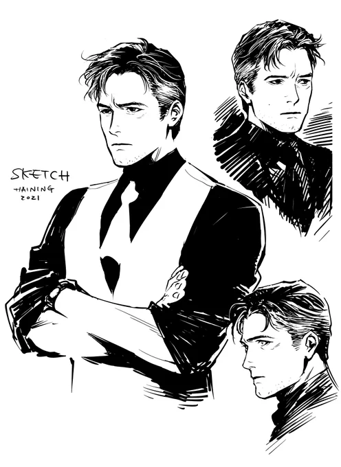 #BruceWayne #sketch 