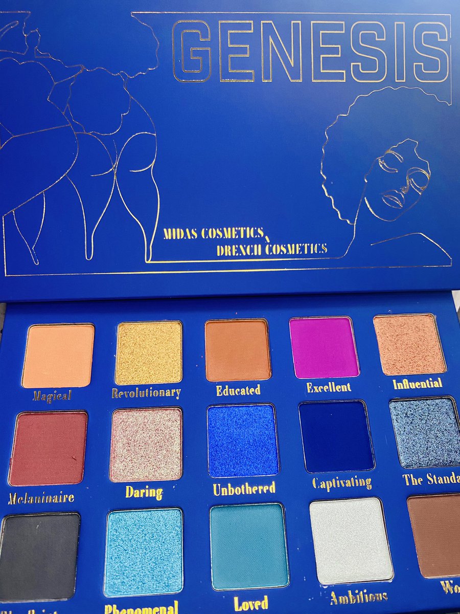 CaffeinatedTdlr's tweet photo. Wow this palette is even more stunning in person than in the photos ๐ check out the Genesis Palette from @DrnchCosmetics & @MidasCosmetics #getdrenched #iamgold https://t.co/Vr0nIhAVe8