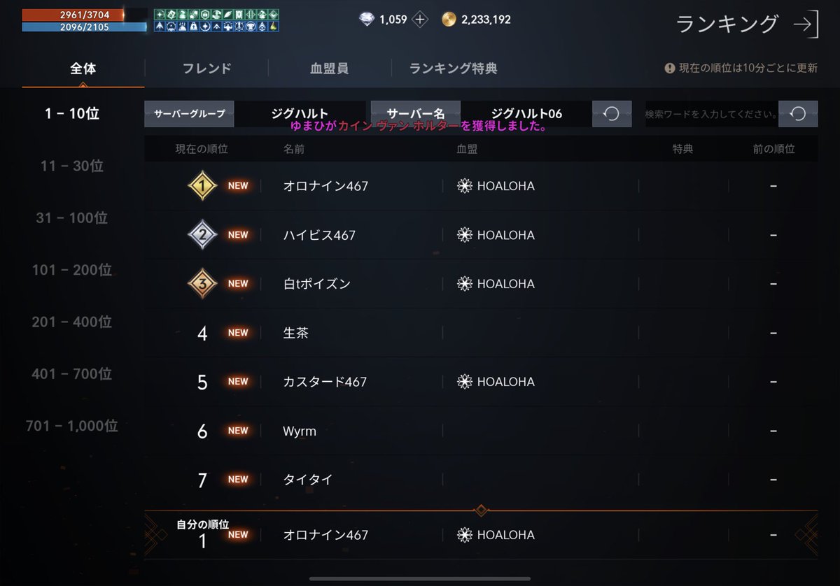 オロナイン on X