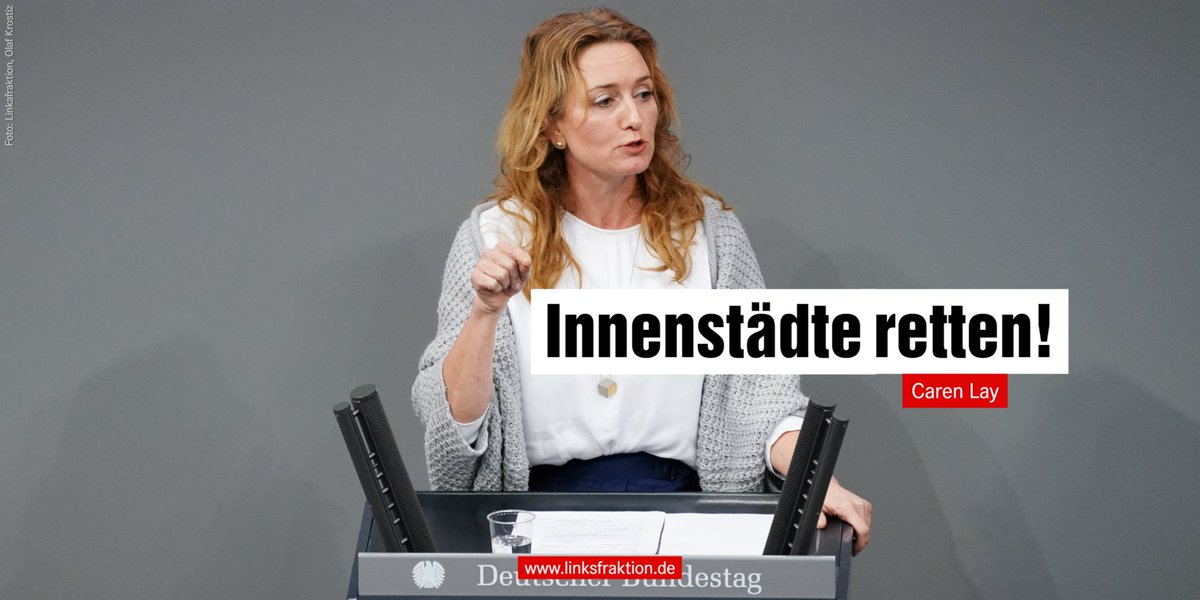 CarenLay's tweet photo. Ein weiterer #Lockdown steht vor uns. Damit weniger #Geschäfte #insolvent gehen und die #Innenstädte nicht veröden, braucht es ein #Notfallprogramm zur #Innenstadtrettung und einen #Mietenschnitt! Das fordere ich am Freitag ca 14:50 im Plenum des #Bundestags: Innenstädte retten!" https://t.co/42ZoiFQg88