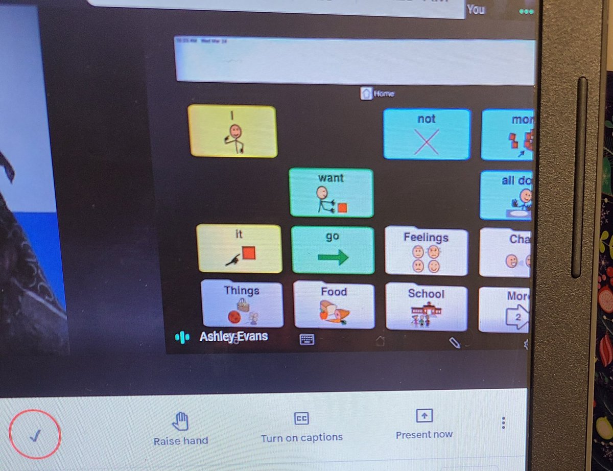 SAlexander_FCPS's tweet photo. Individualized training with a parent to learn how to use and incorporate a communication device! #OneTeamOnePlan #FCPSLeads #PatriotPride #ACTT https://t.co/8lC53SoegR