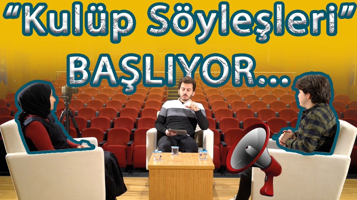 🎬Bu akşam saat 19.00’da Fsmvusks Youtube kanalında Girişimcilik ve İnovasyon Kulübü ile başlattığımız  “Kulüp Söyleşileri”miz başlıyor🔊Takipte kalın❗️
