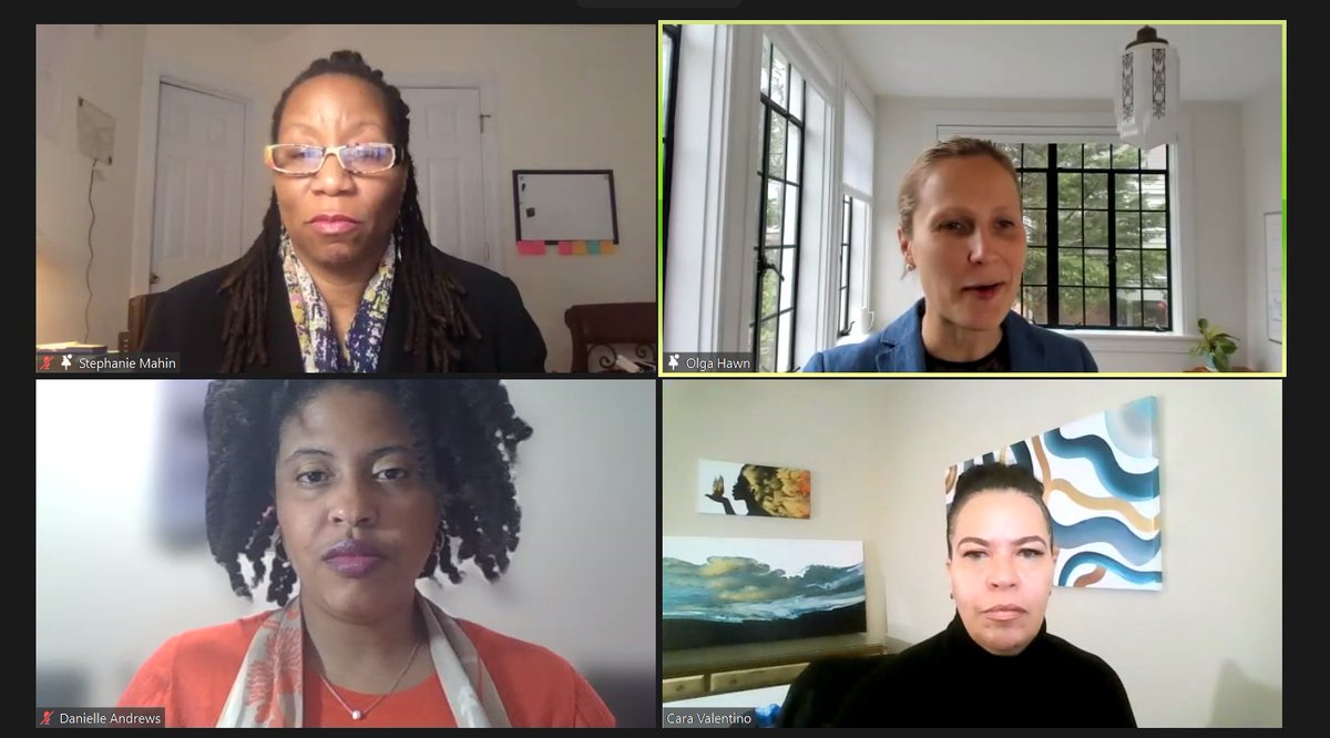 .<a href="/kenanflagler/">UNC Kenan-Flagler</a> Clinical Assistant Professor Stephanie Mahin and @unc_cse Faculty Director Olga Hawn are presenting their research as part of #BlackCom2021 session "What happens when corporations pledge to be anti-racist?" blackcommunities.unc.edu/2021/