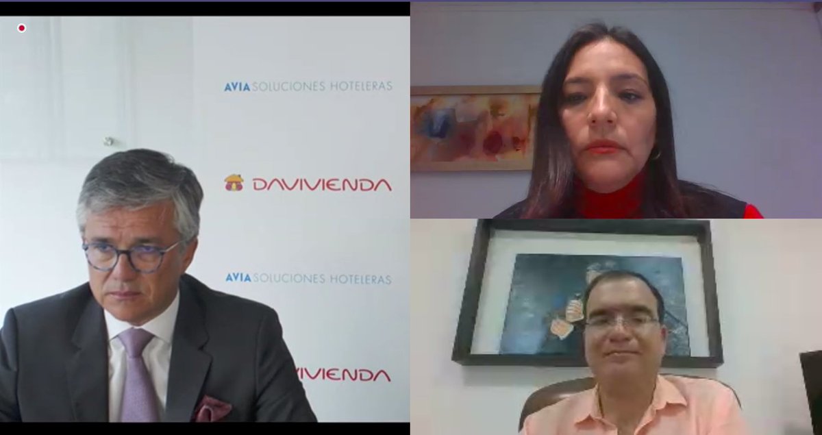 Davivienda's tweet photo. En Davivienda impulsamos sectores económicos, como el turismo. Hace un año empezó este sueño junto a  @AviaSolucionesH y @Aviatur y hoy hemos podido consolidar esas soluciones a la medida, que otorgamos a cada hotel para acompañarlos en su ciclo completo de negocio. https://t.co/gE6MeimeCB