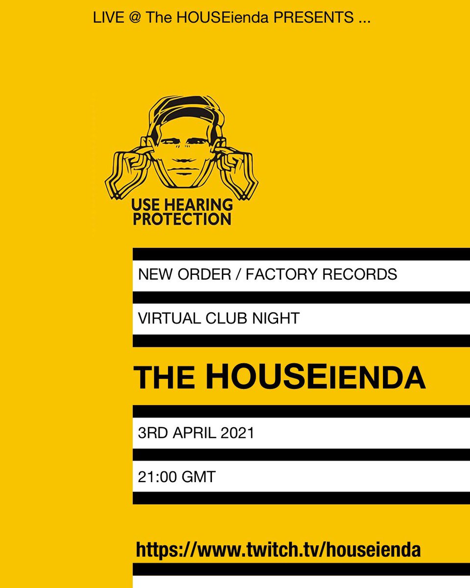 AdoredClubUK's tweet photo. Our next Virtual Club Night is Saturday 3rd April and it’s a big one. New Order / Factory Records special. https://t.co/fjtKtQWc0k
