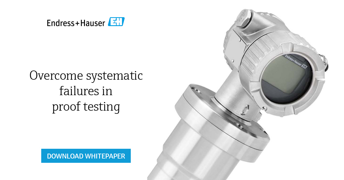 Endress_UK's tweet photo. How can systematic faults be reduced in the proof testing process? Read our whitepaper to find out more about our SIL proof test wizard. #endresshauser #prooftesting #safety #technology https://t.co/cxeAxxOLOJ https://t.co/VS6M96DCUr