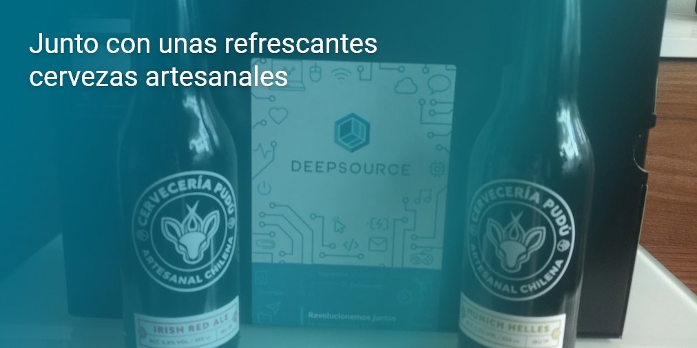 DeepsourceInc's tweet image. ¿Una celebración de aniversario con comida y cervezas? Bueno! 🤤
Celebramos durante la semana nuestro 3er aniversario, pero de forma remota, con comida y cerveza artesanal.
Nuestros proveedores, pymes en crecimiento, pura calidad! 💪😀
#Aniversario #technology #pyme 
😀💻💙