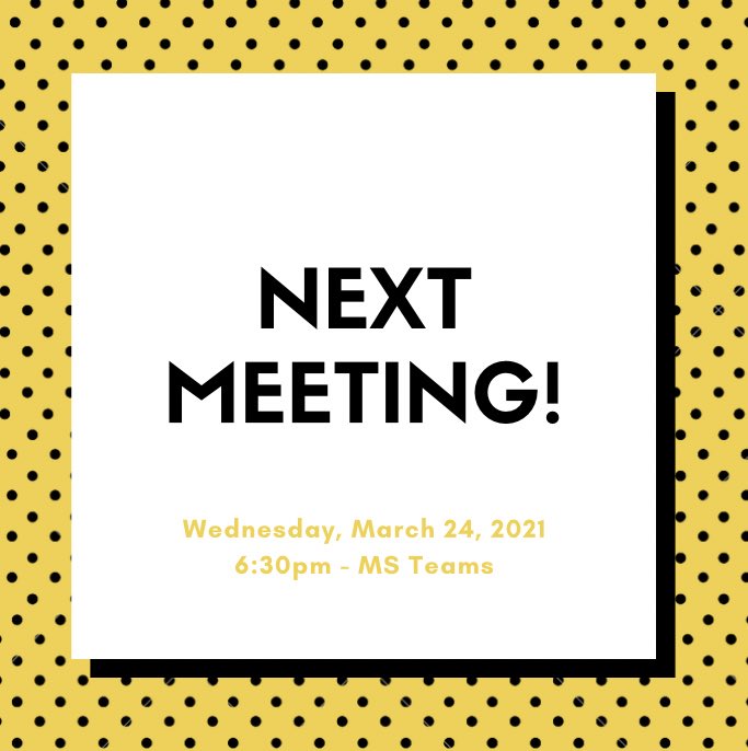 Absa_UofM's tweet photo. Meeting TONIGHT at 6:30pm via Microsoft Teams. Reach out if you need the link to the meeting! 😄 https://t.co/g2YojIsZtD