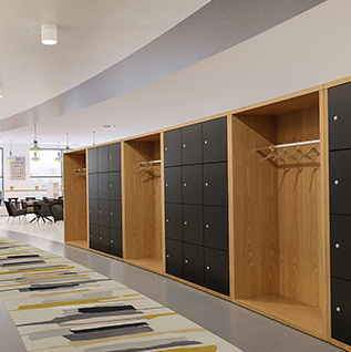 Our Grid lockers are highly functional and look great.

#officefurniture #OfficeSpace