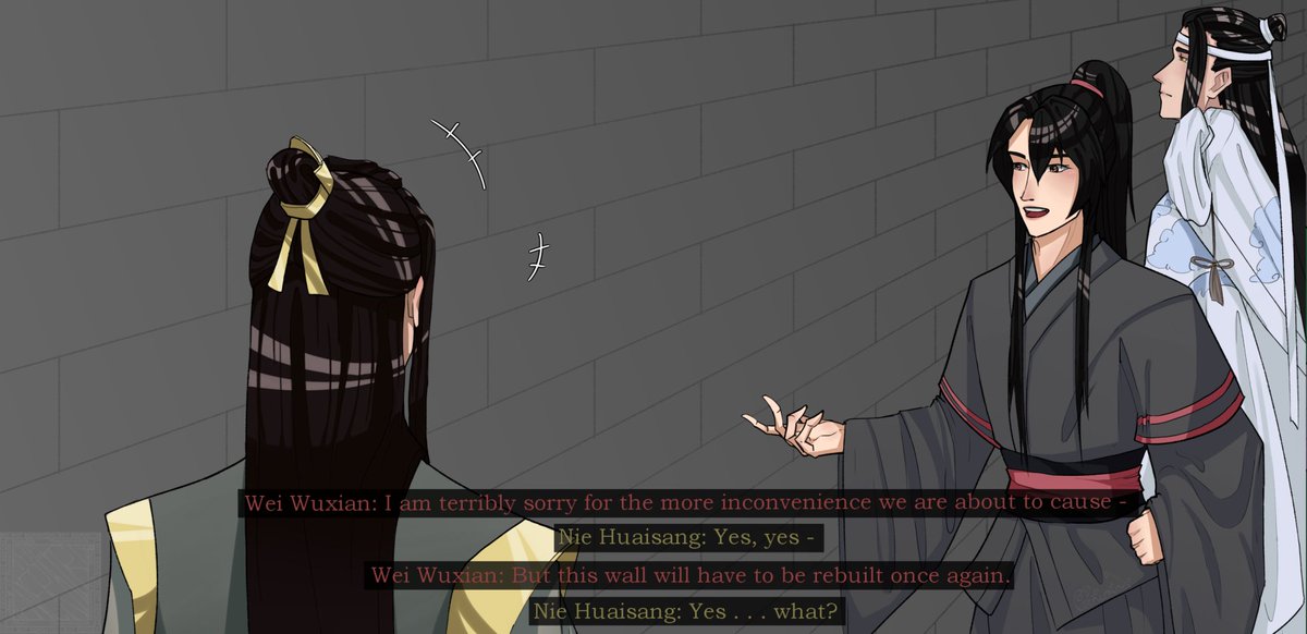 T_Generatrix's tweet photo. This place will be overflown with #MDZS, sorry xd

#NieHuaisang #WeiWuxian #LanWangji #LanWangji https://t.co/TUyYftjW39