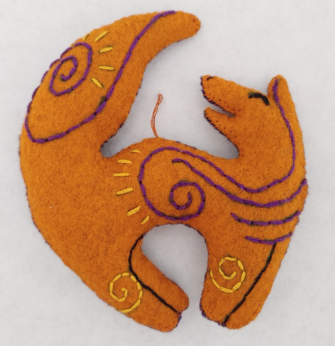 MildChutney's tweet photo. Double-sided fox ornament. https://t.co/6eKhPHxiaU