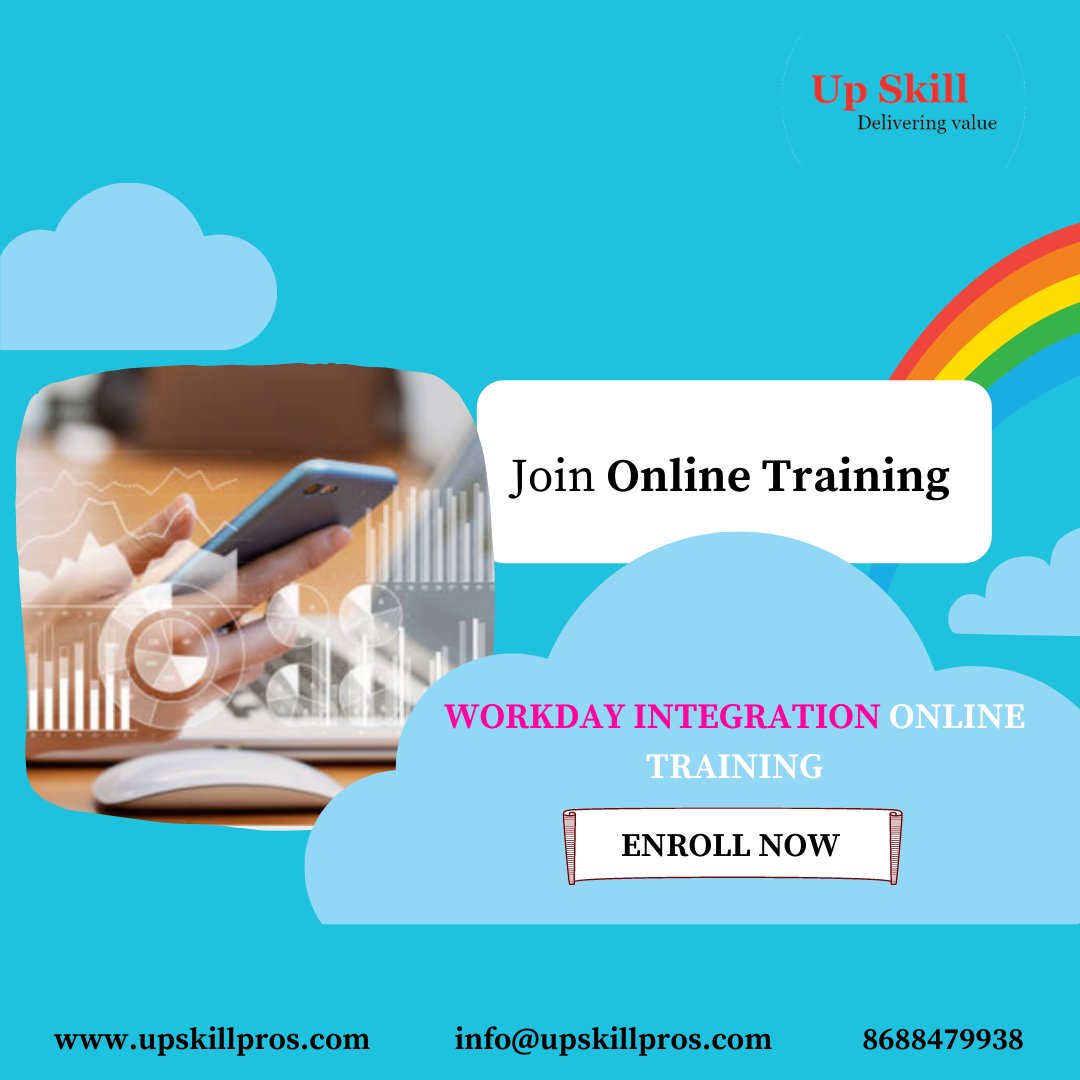UpSkill14's tweet image. Explore the #WorkdayIntegration aspects through Upskill’s Online Training given by our expert team. Avail a free demo to know the details of the program. Call: 8688479938 / email us at info@upskillpros.com
#Workday #workdayintegration #Workdayintegrationdemo #Workdayintagration
