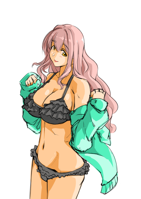 #見た人も無言でピンク髪美少女貼れ 