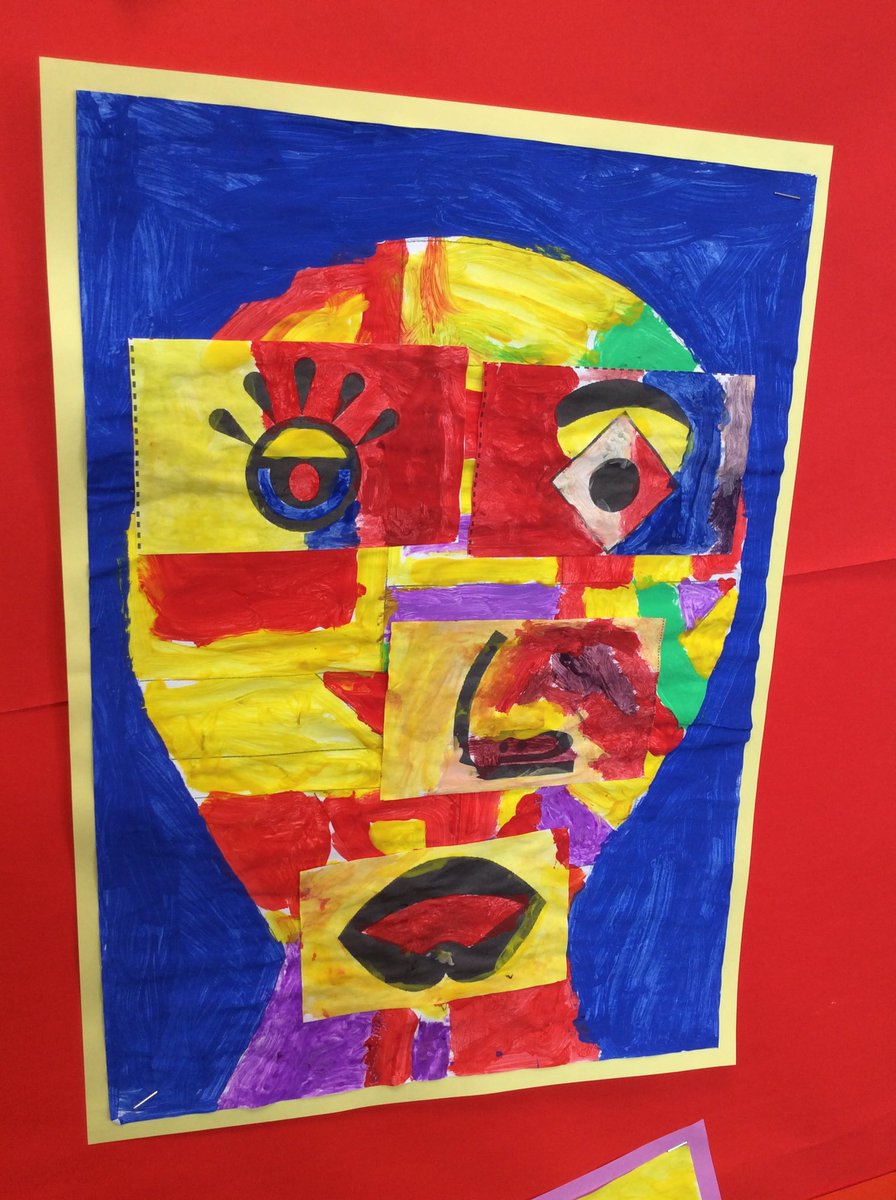 Year2MonksAbbey's tweet photo. Fabulous #creativity in Rufford Abbey. We learnt all about Cubism and then painted our own portraits in the style of Picasso.I think they look amazing! @Year2MonksAbbey @year1MAPS #delight https://t.co/hTjQNQBPFJ