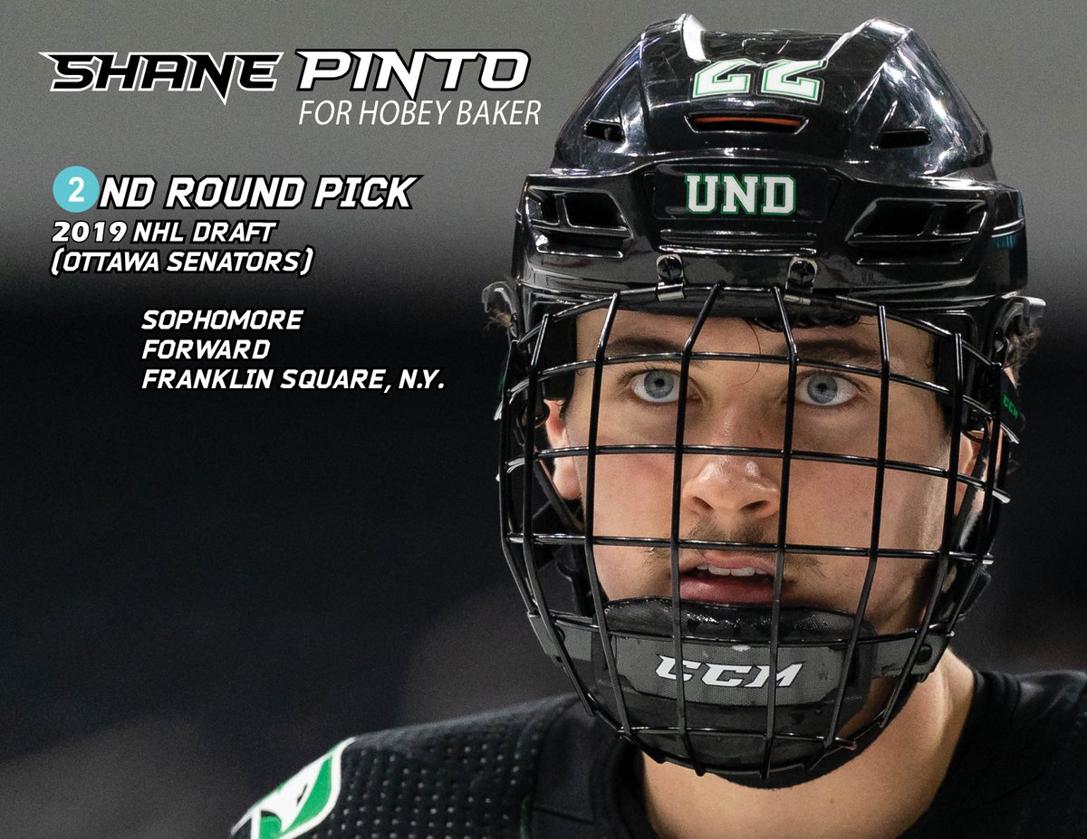 UNDmhockey's tweet photo. Vote today at https://t.co/L7xBTJSBEG for Shane Pinto, one of 10 finalists for the @HobeyBakerAward 

#WhyPinto #WhyNOT

https://t.co/5vCT1OU7xv https://t.co/YUlx9GRZAo