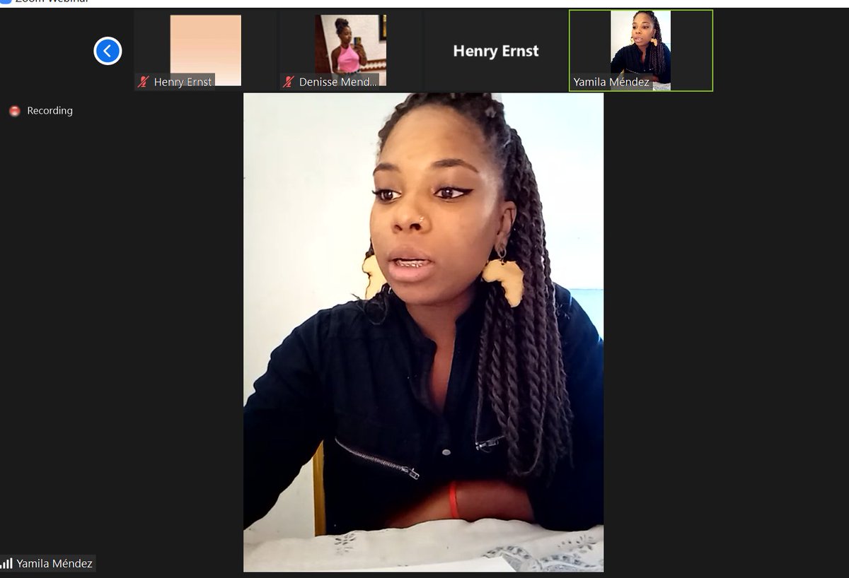 “No vemos representación de personas afro en los medios de comunicación en lugares de relevancia. Eso lo vivimos desde nuestra historia. Cuando vemos una chica, un chico afro en una publicidad nos alegramos un montón. Denisse Yamila Méndez  <a href="/UNFPAuruguay/">UNFPAUruguay</a>