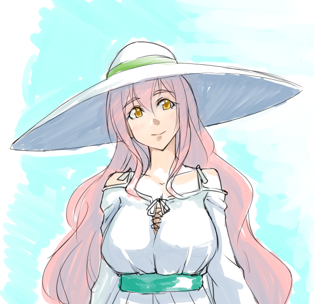 #見た人も無言でピンク髪美少女貼れ 