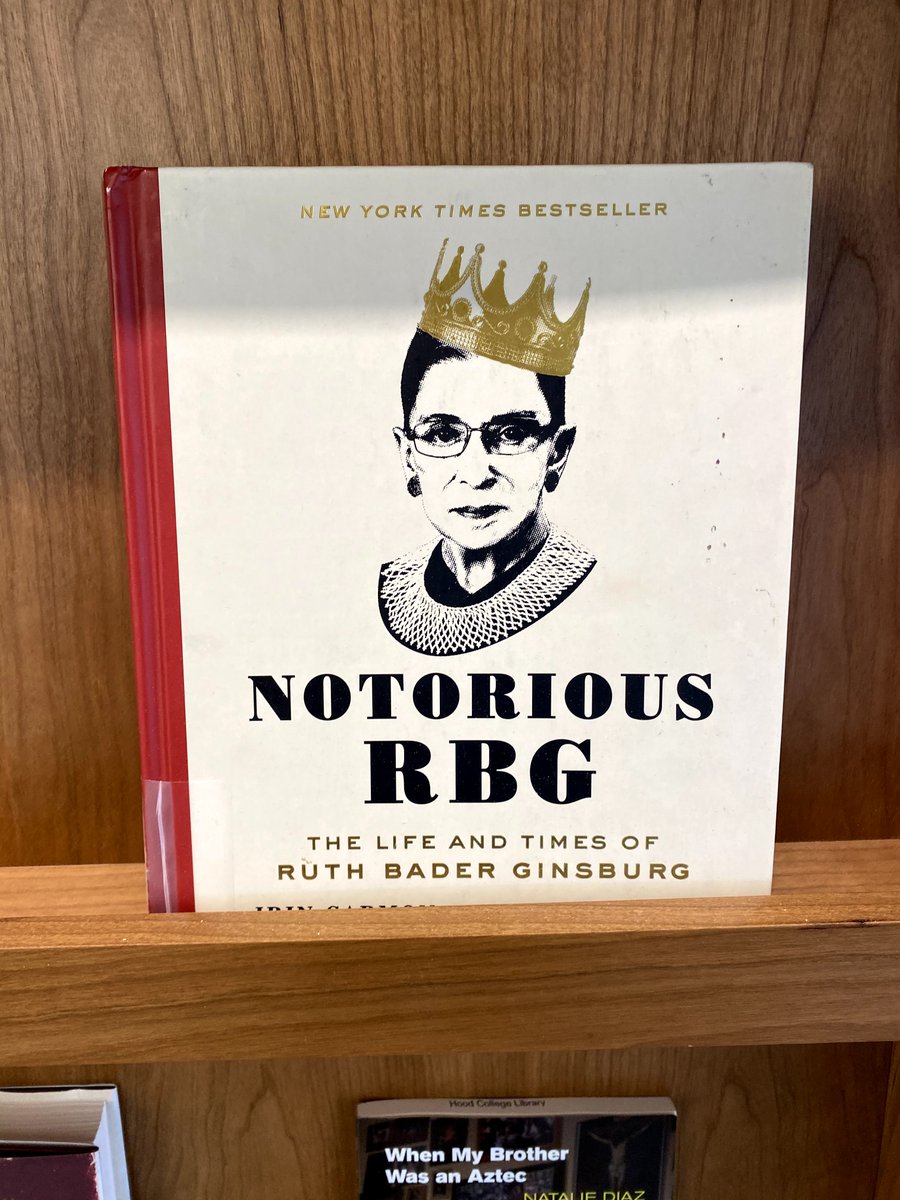 HoodCollegeLib's tweet photo. It's Women's History Month! Check out our display of that commemorates and encourages the study and celebration of the vital role of all women. 
We also recognize the distance we have to go to achieve full equality for women, non-binary folks, and all marginalized communities. https://t.co/Z8Djkv8KNi