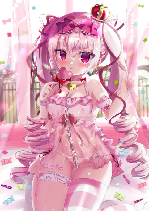 #見た人も無言でピンク髪美少女貼れ 
ピンク髪大好き 