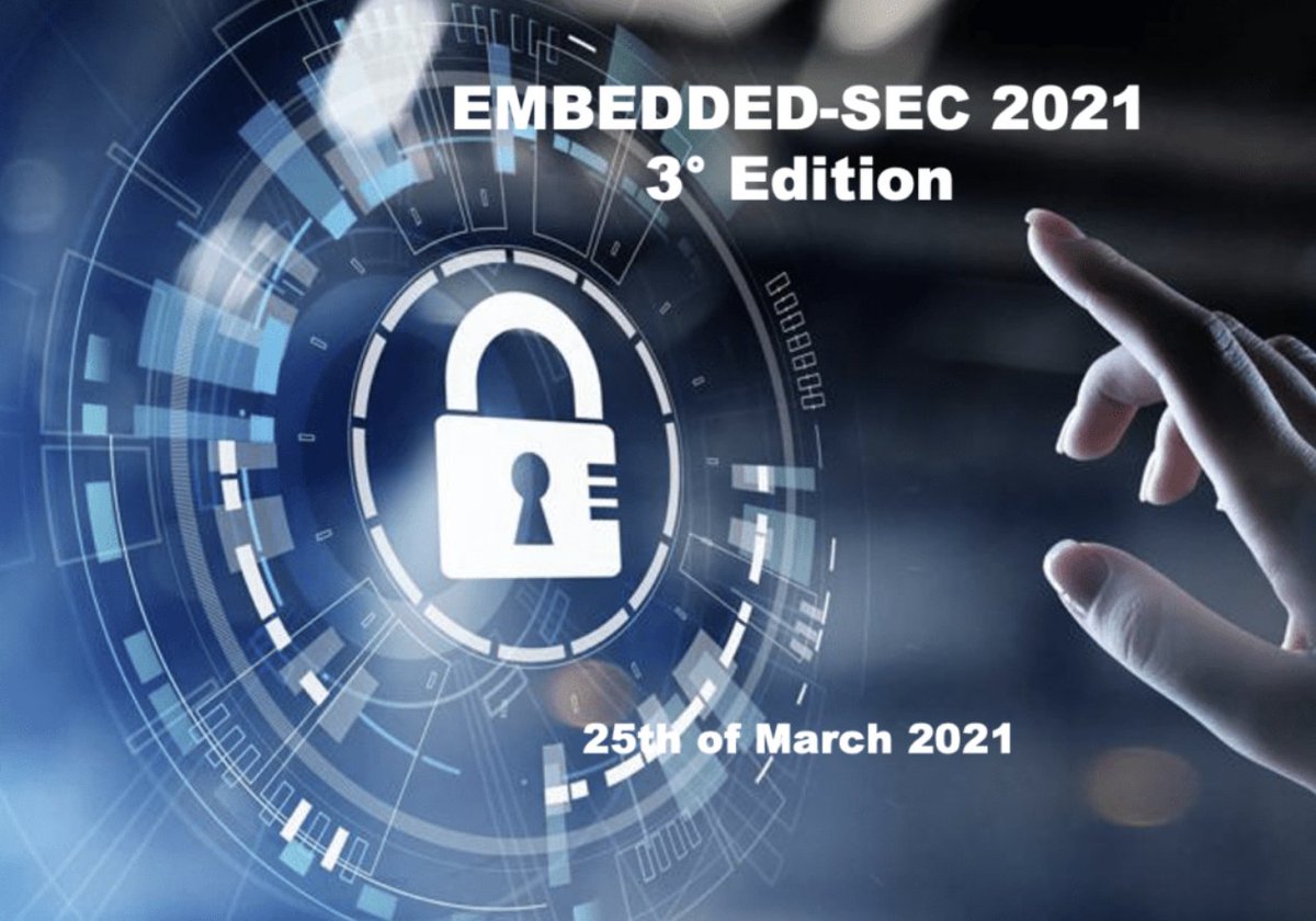 Sido_Paris's tweet photo. 📌Participez demain, jeudi 25 mars, à la conférence #EmbeddedSEC🎤consacrée à la #sécurité de l'#IoT et des systèmes embarquées, organisée par @lembarquemedia, partenaire du #Sido2021
➡️ Inscription : https://t.co/H2r1mVvn3T
#embarqué #industrie #logiciels #IA #AR #VR #robotique https://t.co/VAvL7yAFE1