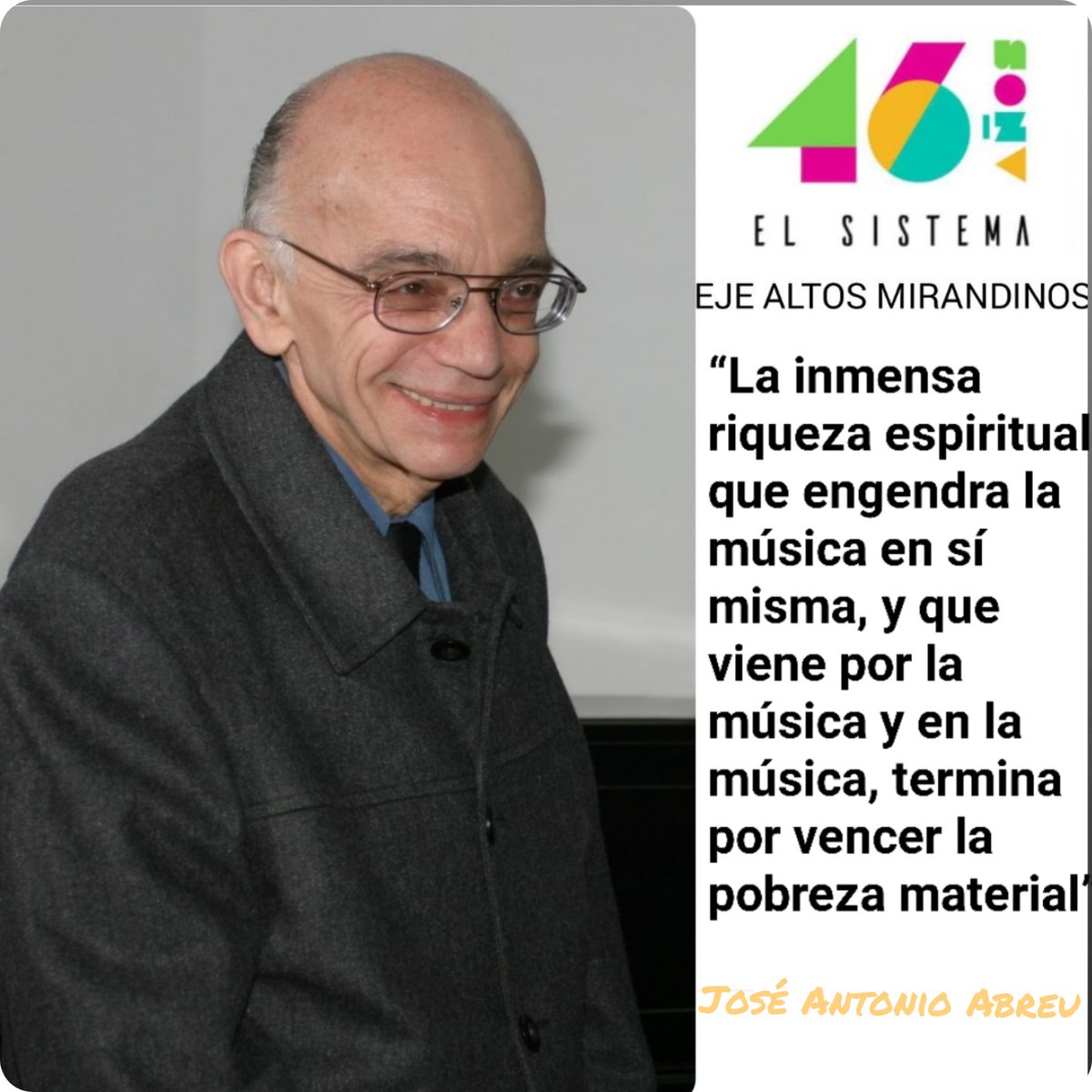 HernandezAsmir's tweet photo. No dejaremos de dar gracias por tu invaluable legado Maestro.
Seguiremos tocando, cantando y luchando 🤍
#MaestroAbreu
#MaestroAbreuSomosTodos
#ElSistema https://t.co/NlEn46UiLx